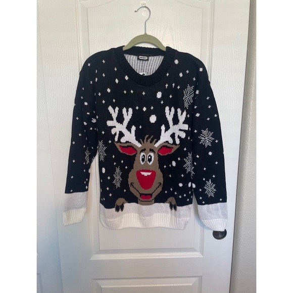 Angel Rudolph Christmas sweater - Picture 1 of 4